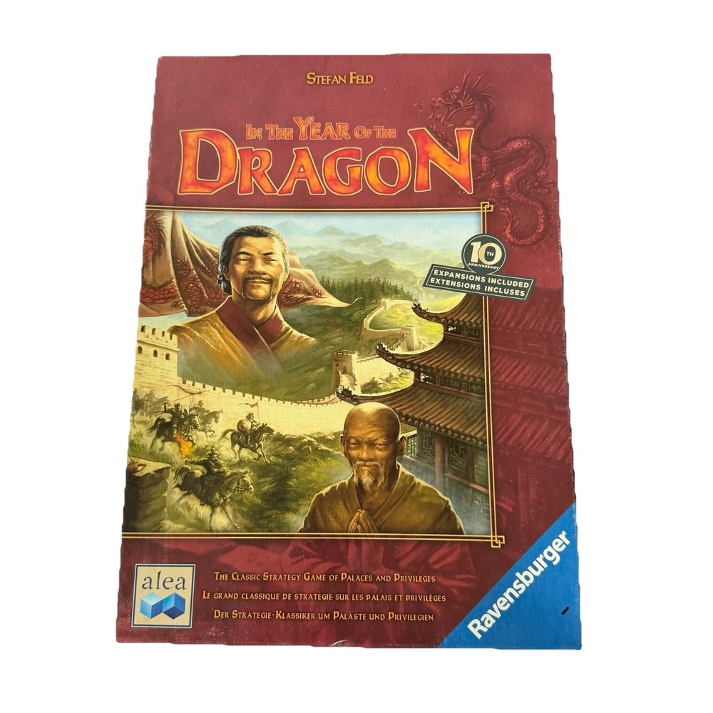 Ravensburger In the Year of the Dragon 10th Anniversary Strategy Board Game NOB